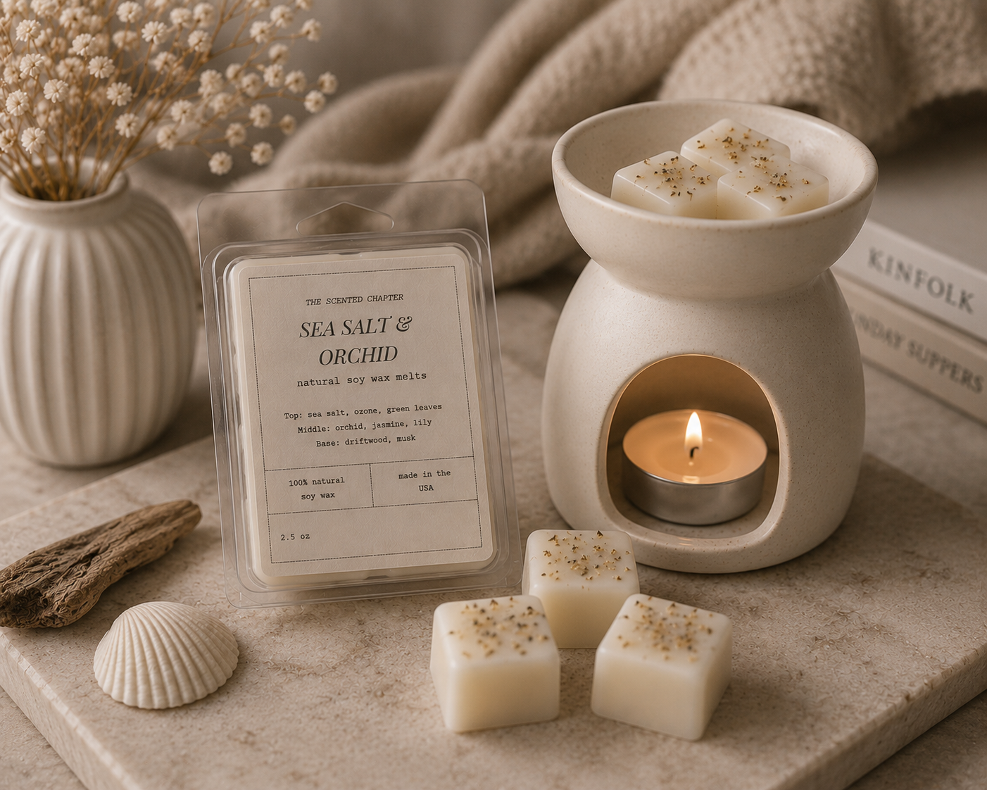 Sea Salt & Orchid - Wax Melt